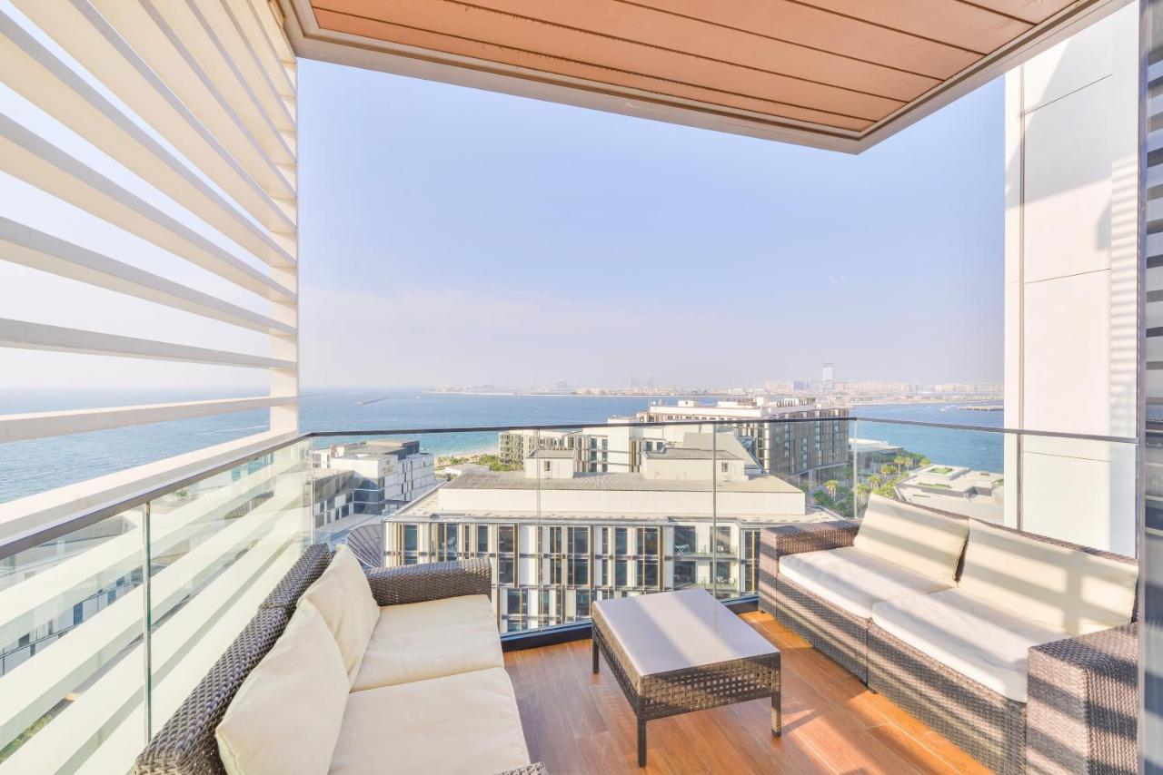 Posh 2 Bedroom Oceanfront Apt In The Heart Of Bluewaters Island ドバイ エクステリア 写真